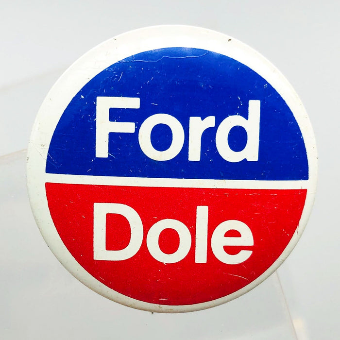 Ford Dole Button Pin 1.25" Gerald Bob Political Campaign President Committee 4