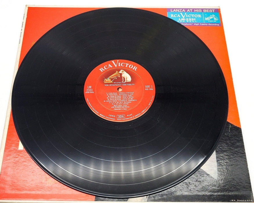 Mario Lanza Mario! 33 RPM LP Record RCA Victor Red Seal 1959 LM-2331 5