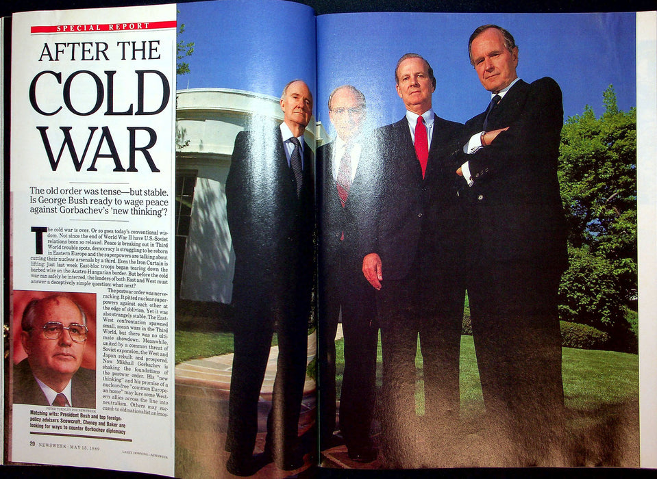 Newsweek Magazine May 15 1989 Oliver North Guilty Plea Cold War Ends George Bush