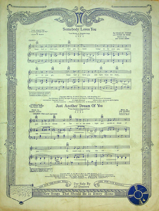 A Little Street Where Old Friends Meet Sheet Music Gus Kahn Harry Woods Song 4