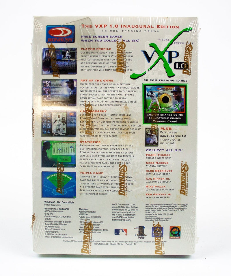 Donruss: VxP 1.0 CD Rom Trading Card - Frank Thomas White Sox 1997 | NEW SEALED 3