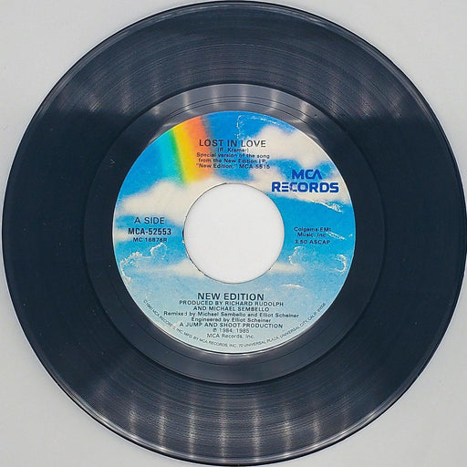New Edition Lost In Love Record 45 RPM Single MCA-52553 MCA Records 1985 1