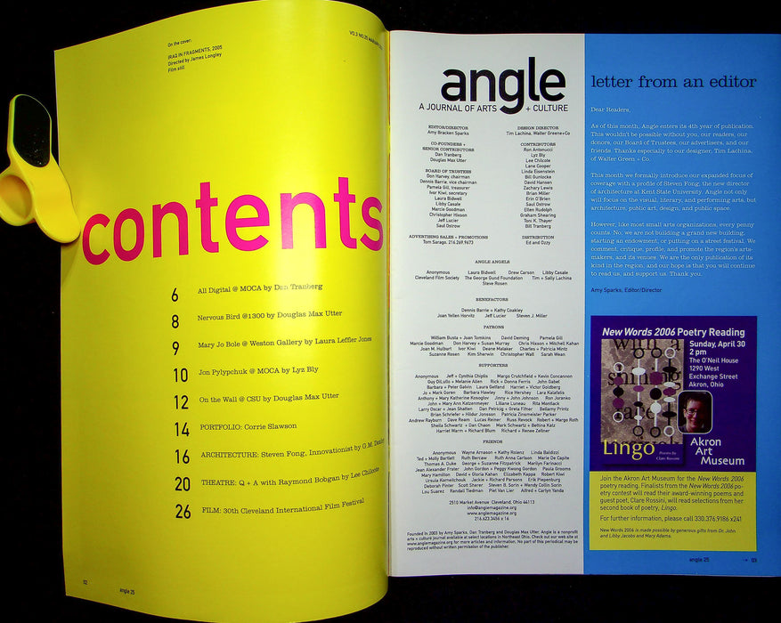 Angle Magazine Mar-Apr 2006 Cleveland International Film Festival 30th Year