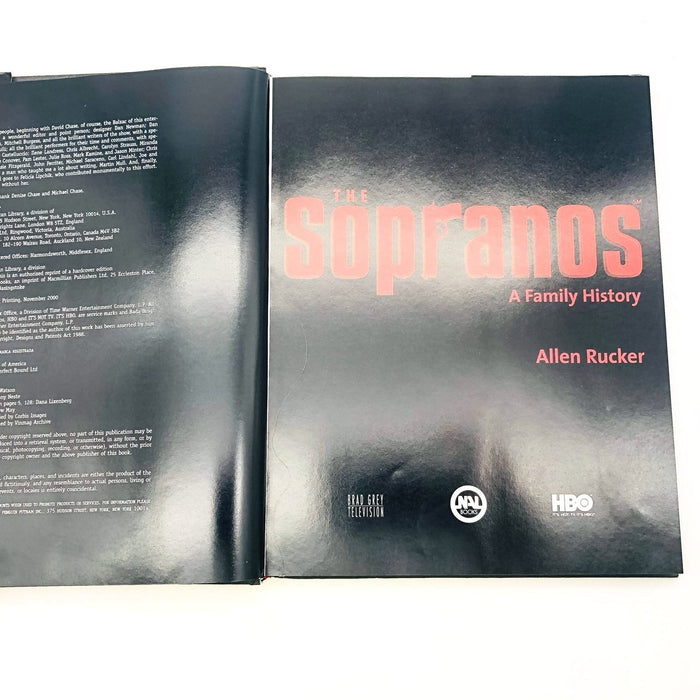 The Sopranos Hardcover Allen Rucker 2000 1st Edition Jame Gandolfini Edie Falco 7