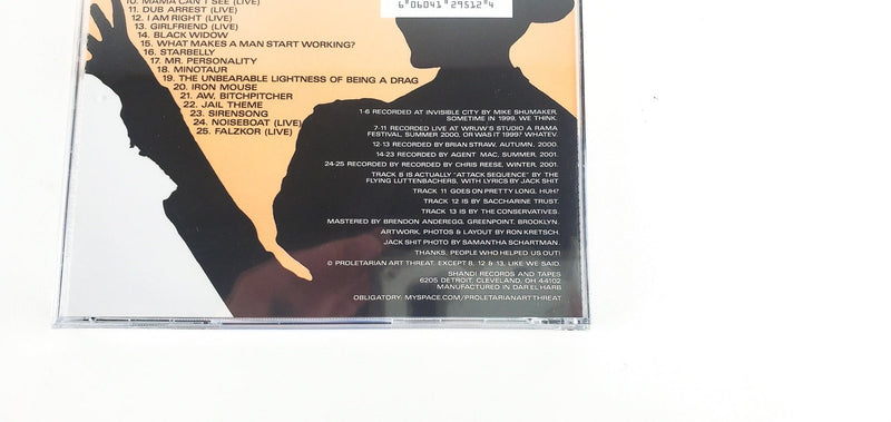 Proletarian Art Threat ‎The Long Process Of Quitting CD NEW SEALED 4