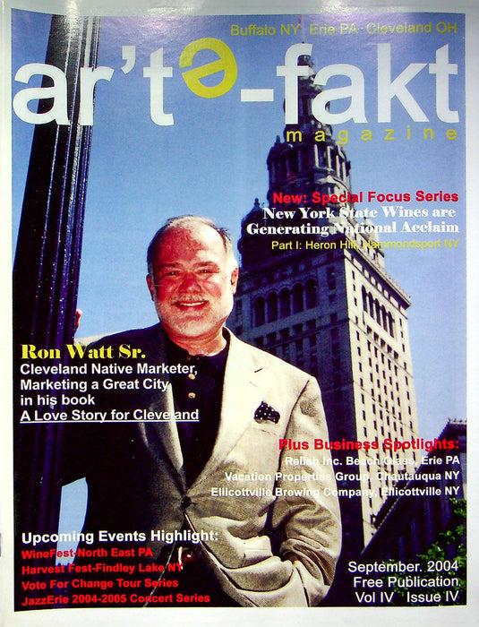 Arte Fakt Magazine Sep 2004 Ron Watt A Love Story for Cleveland Vans Warped Tour