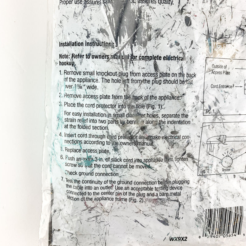 Carol Appliance Cord WX9X2 3-Prong 30 Amp 250 Volts 4ft Dryer Cord Universal