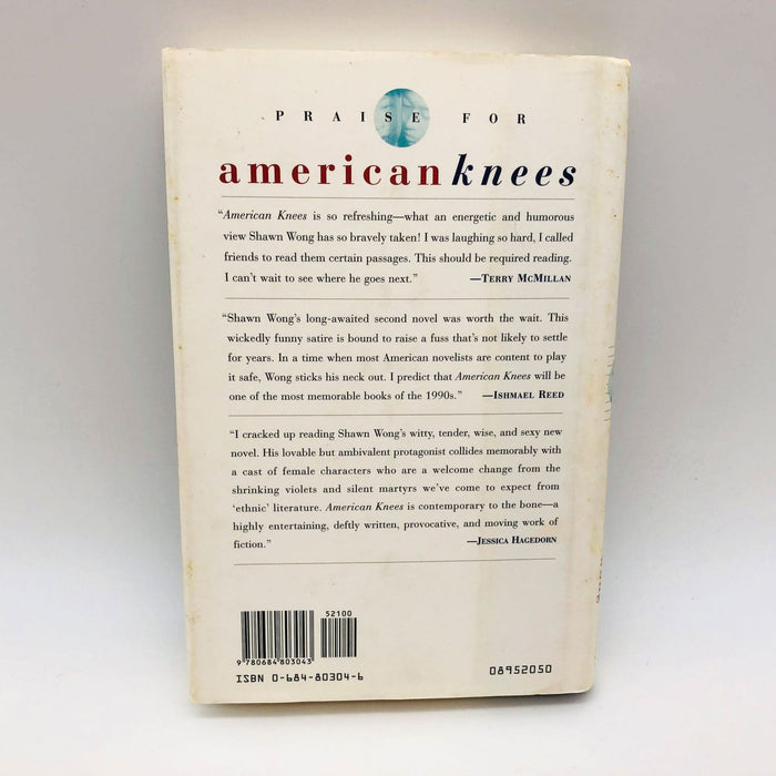 Shawn Wong Book American Knees Hardcover 1995 1st Edition China Culture Divorce 2