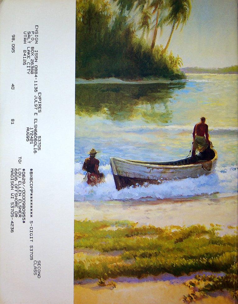 Ensign Magazine August 1995 Vol 25 No 8 Tonga's LDS Heritage Joseph Smith 3