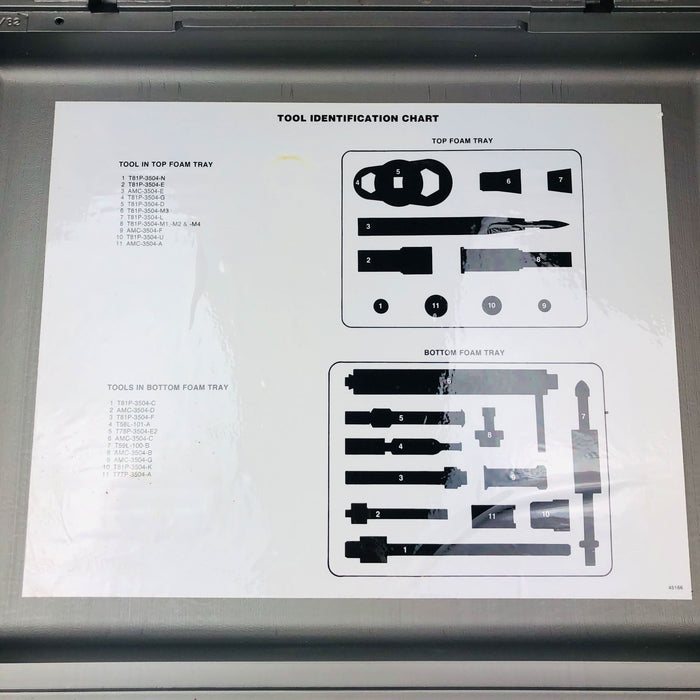 Renault DIR LM Power Steering Service Set Complete Miller Speciality Tool Kit