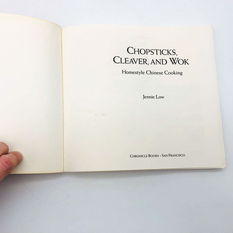 Chopsticks Cleaver And Wok Paperback Jennie Low 1987 Homestyle Chinese Cooking 6