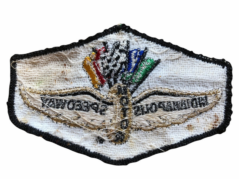 Boy Scouts Indianapolis Motor Speedway Patch Insignia BSA Embroidered Gold Wings 3