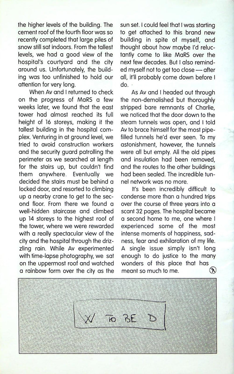 Infiltration Issue 23 2004 Toronto Central Hospital 3