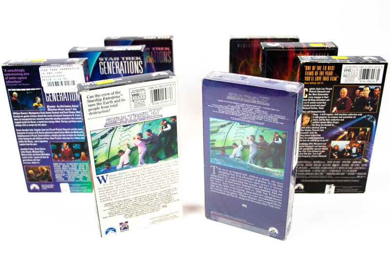 Lot of 8 Star Trek First Contact, Generations, Star Trek 4 The Voyage Home VHS 3
