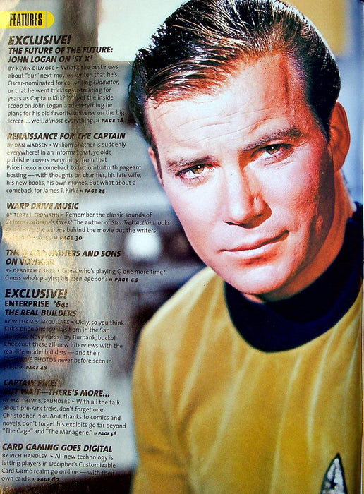 Star Trek Communicator Magazine # 132 Catching up w/ Shatner 2