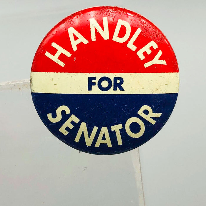 Harold Handley For Senator Button Pin .75" Indiana Political Campaign Union 6