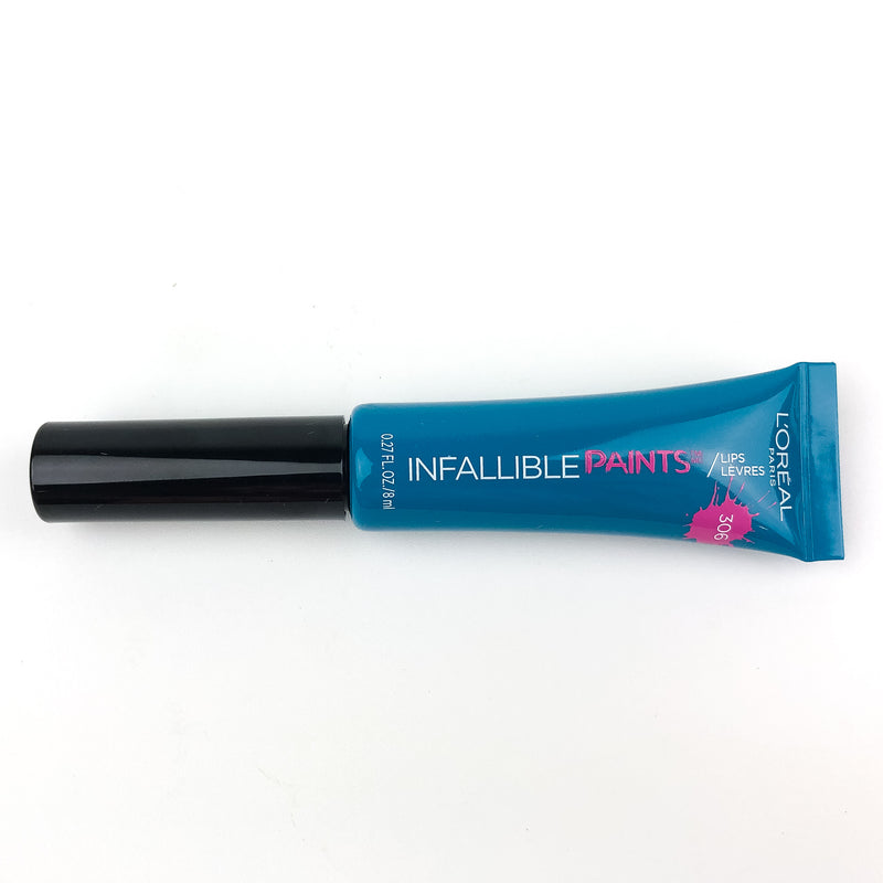 L'Oreal Infallible Paints Lips Lip Color Domineering Teal #306 .27 oz Each (2PK)