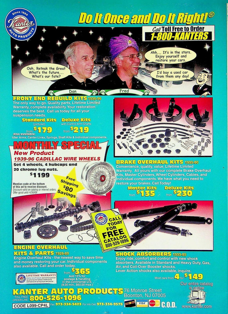 Cars&parts Magazine April 2009 Vol 52 # 4 Plymouth's Full-Size