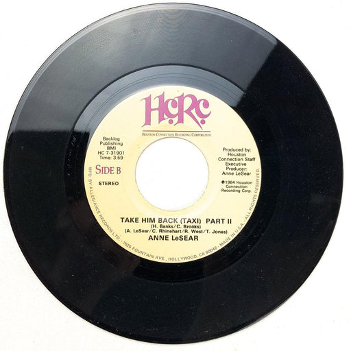 Anne LeSear 45 RPM 7" Single Take Him Back Taxi Part 1 & 2 HERE HC 7-31901 2