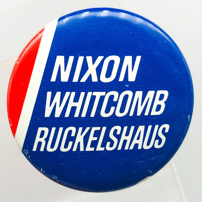 Nixon Whitcomb Ruckelshaus Button 1.25" Presidential Campaign Political 6