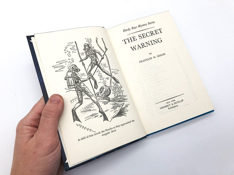 Hardy Boys The Secret Warning No 17 Franklin W. Dixon 1966 Grosset & Dunlap 6