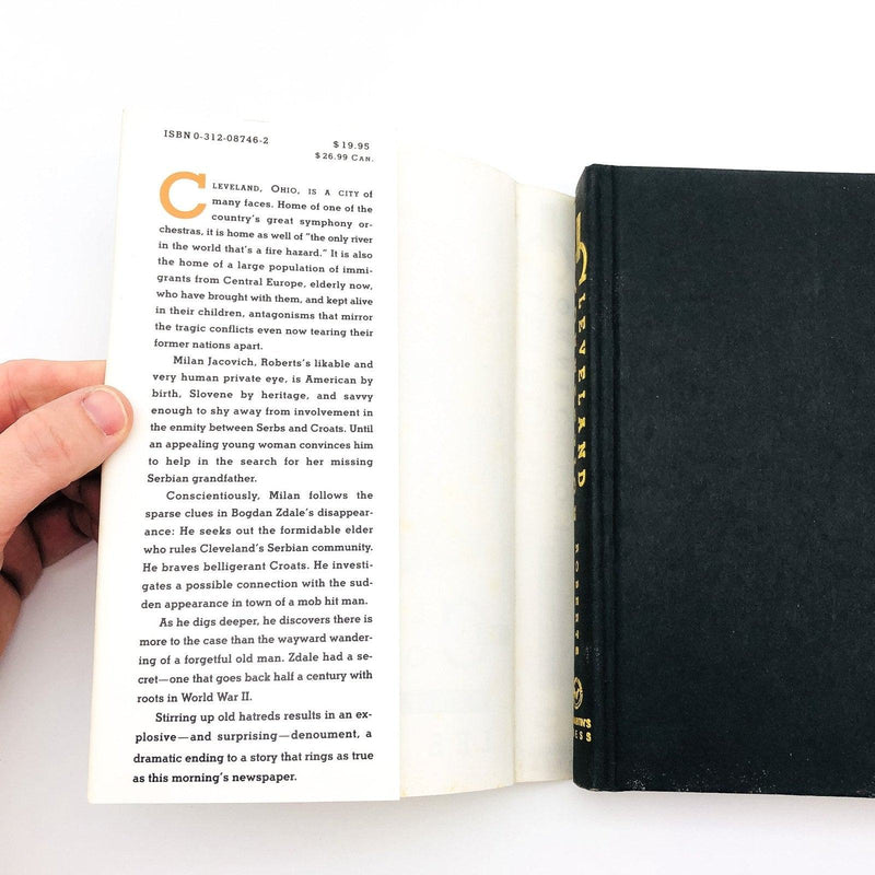 The Cleveland Connection Hardcover Les Roberts 1993 Milan Jacovich 1st Ed Signed 6