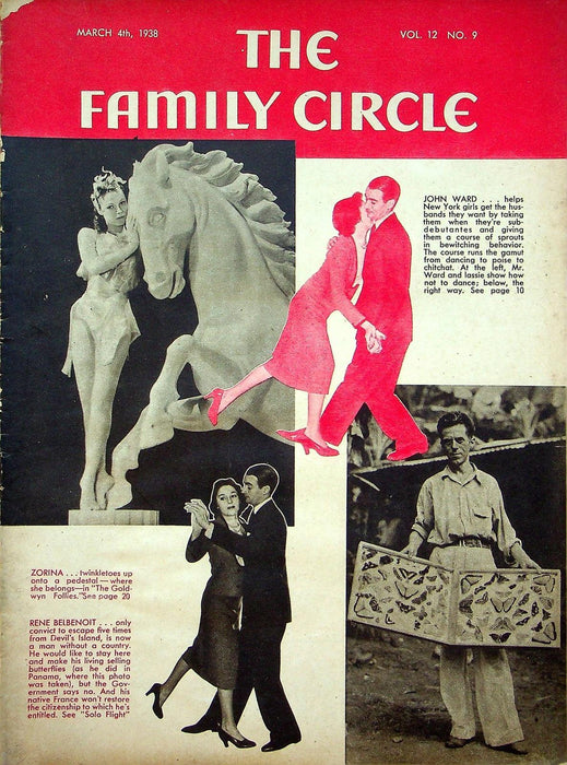 The Family Circle Magazine March 4 1938 Vol 12 No 9 Zorina, Rene Belbenoit 1