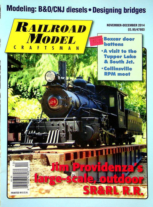 Railroad Model Craftsman Magazine November 2014 Vol 83 No 3 Providenza SR&RL RR