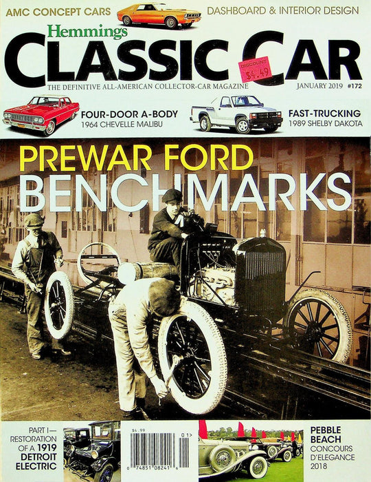 Hemmings Classic Car Magazine January 2019 Vol 15 No 4 Prewar Ford Benchmarks