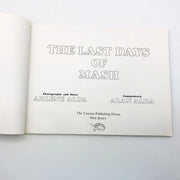 The Last Days Of MASH Paperback Arlene Alda 1983 TV Show Photographs Notes 8