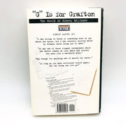 G Is For Grafton HC Natalie Hevener 1997 1st Edition Women Detectives K Millhone 2