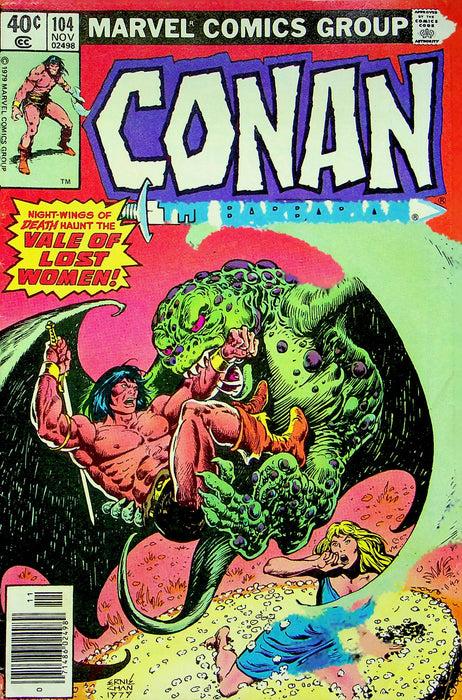 Conan The Barbarian Magazine November 1979 Vol 1 No 104 The Vale of Lost Women