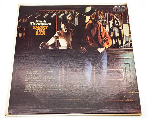 Hank Thompson Smoky The Bar 33 RPM LP Record Dot Records 1969 1