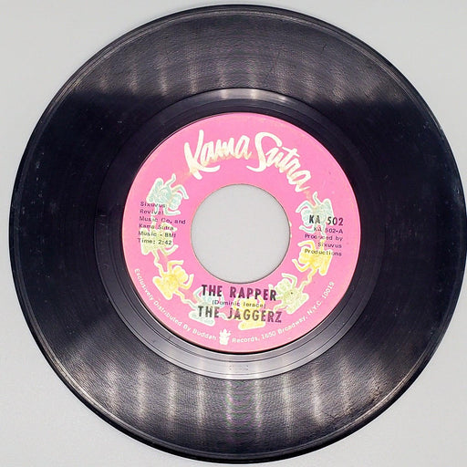The Jaggerz The Rapper Record 45 RPM Single KA 502 Kama Sutra Records 1970 2