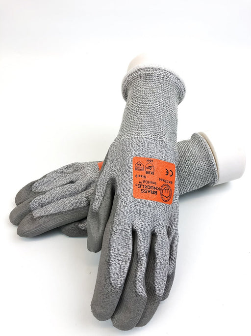 Cut Resistant Gloves Level 4 Palm Coated Stab Proof Safety Work 2 Pairs Large 1