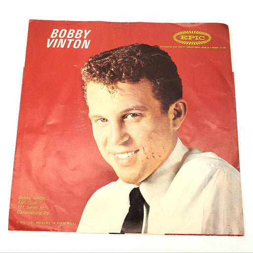 Bobby Vinton Trouble Is My Middle Name Single Record Epic 1963 5-9561 2