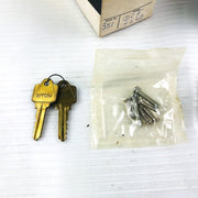 Arrow 351 Panic Proof Door Knob Lockset Keyed DCF X26D Satin Chrome Cylinder 8