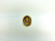 Vintage Boy Scouts Tenderfoot Rank Patch 1970s Brown Eagle 2 Stars Embroidered 3