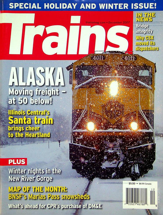 Trains Magazine December 2007 Vol 67 No 12 Alaska, Moving Freight At 50 Below