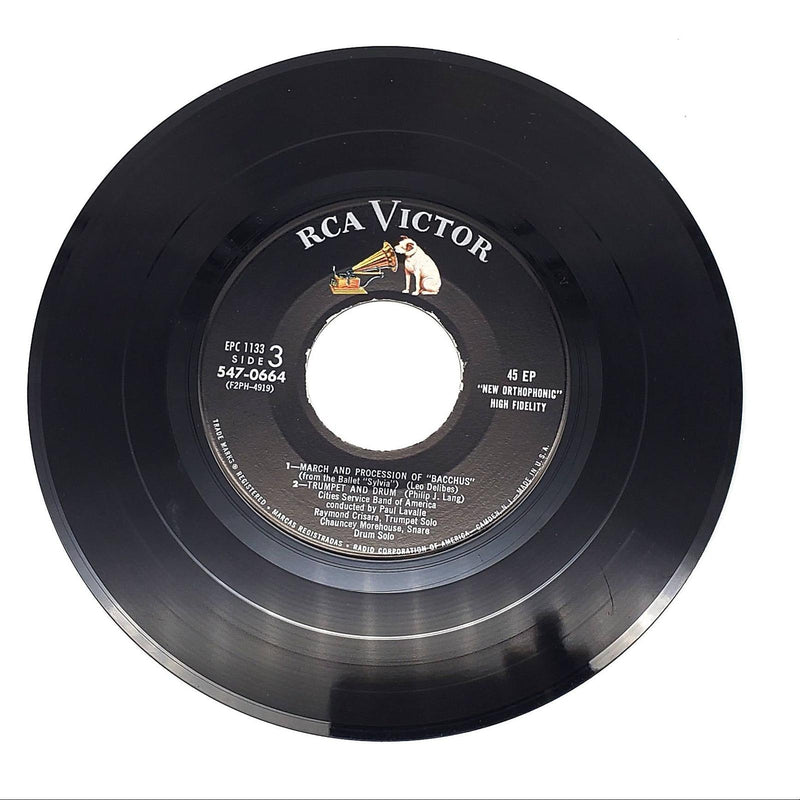 Paul Lavalle Great Band Music 3x EP Record RCA Victor 1955 EPC-1133 7