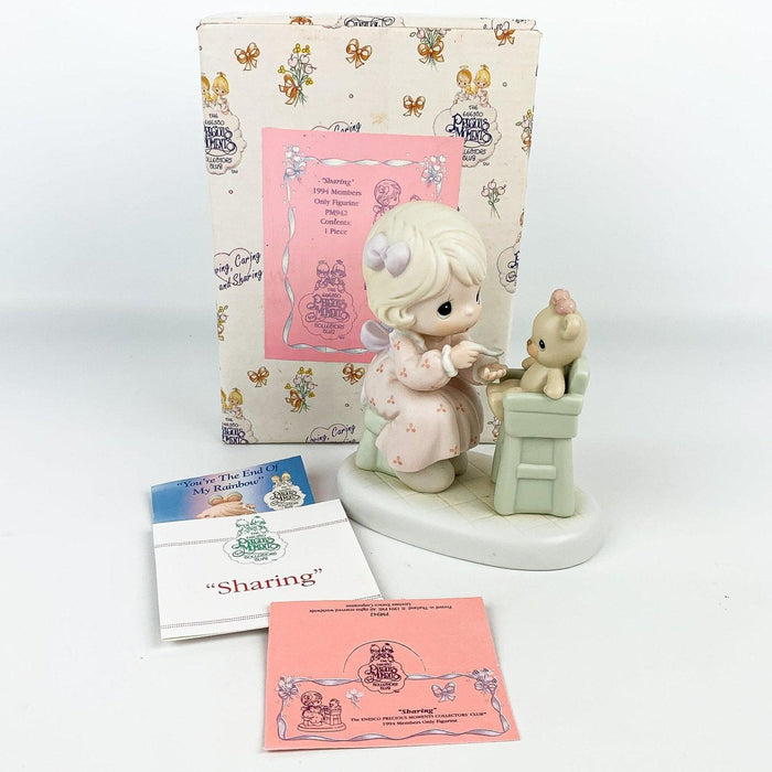 Precious Moments Sharing Collectors Club 1994 Members Only Figurine PM942 w/ Box 8