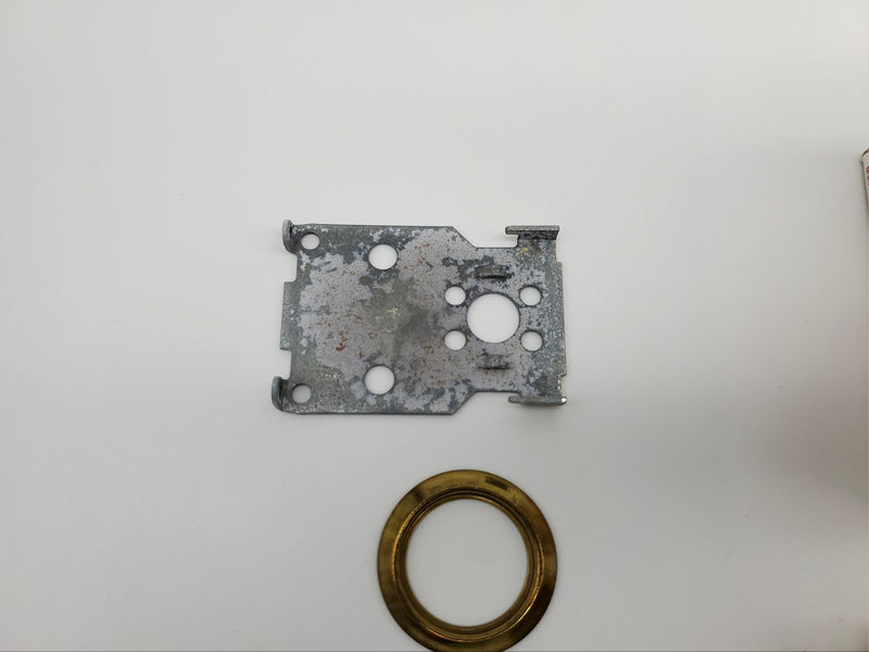 Yale Rim Door Lock No 36 for 1-3/8 & 2-1/4" Doors Brass No Cylinder