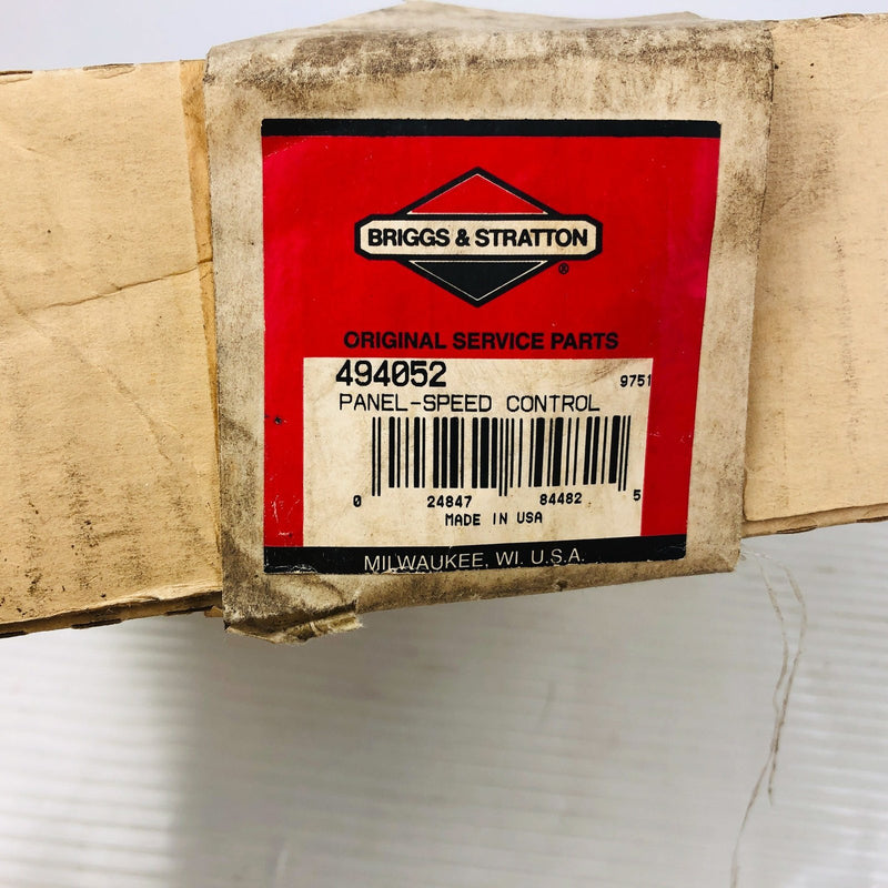 Briggs and Stratton 494052 Panel Speed Control Governor Genuine OEM New in Box 2