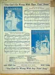 No Wonder That I Love You Sheet Music Joe Burke Benny Davis Piano Vocal 1924 2