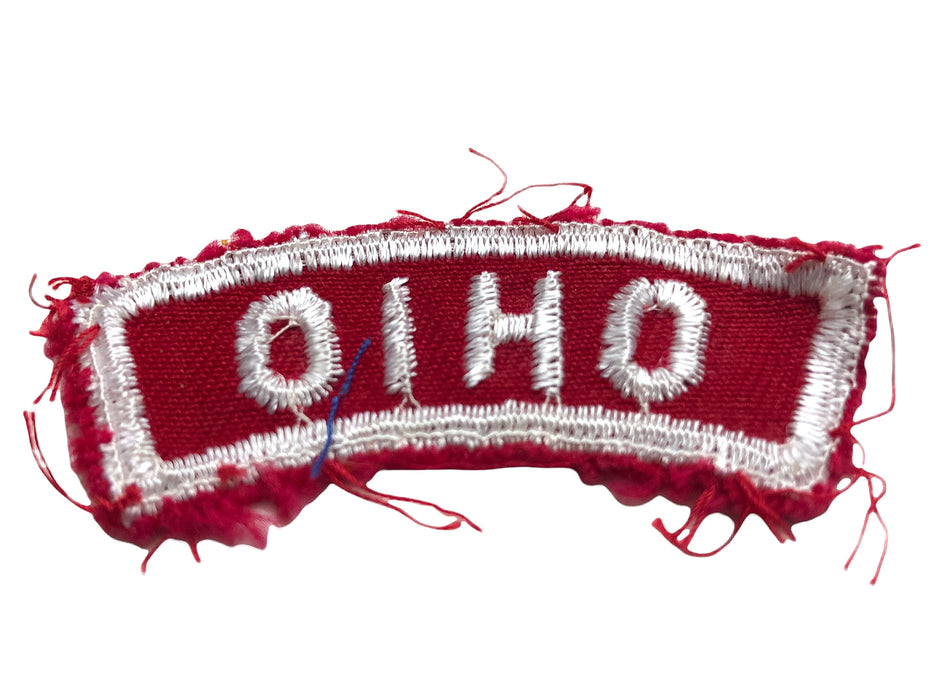 Boy Scouts Ohio State Patch Red White Community Strip Badge Uniform Small 4