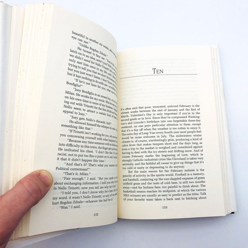 The Cleveland Connection Hardcover Les Roberts 1993 Milan Jacovich 1st Ed Signed 11