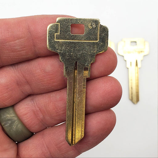 5x Dexter 62-B3 Key Blanks 6 Pin USA Made Vintage Tarnished NOS 2