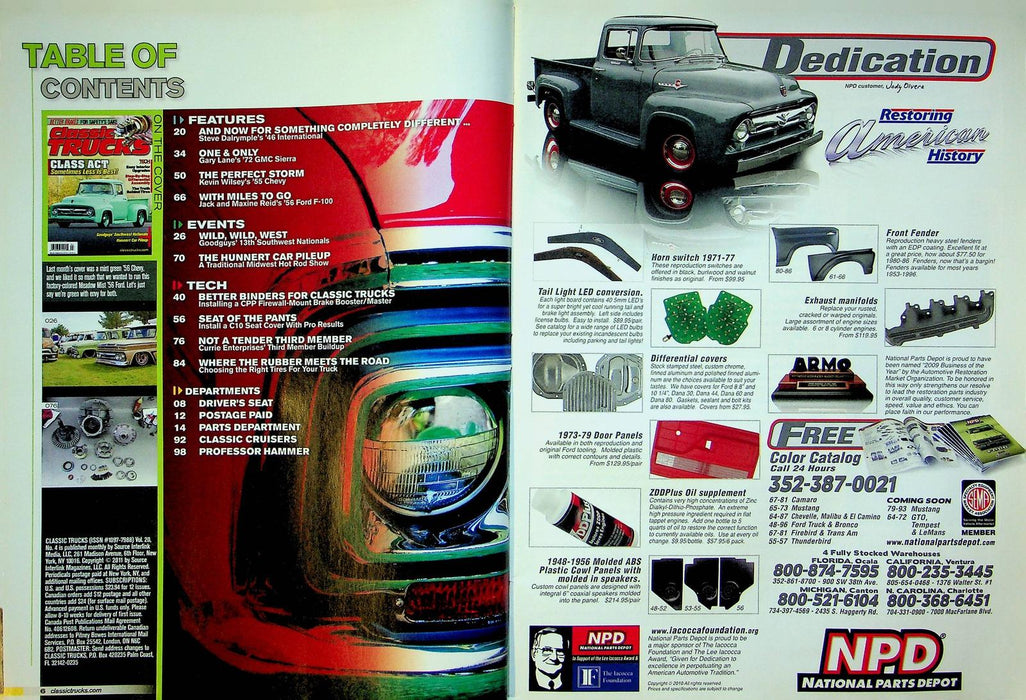 Classic Trucks Magazine April 2011 Vol 20 No 4 Differential Assembly Tire Truth