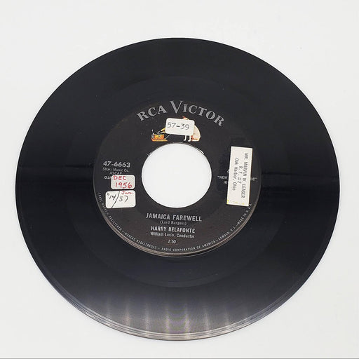 Harry Belafonte Jamaica Farewell Single Record RCA Victor 1956 47-6663 1