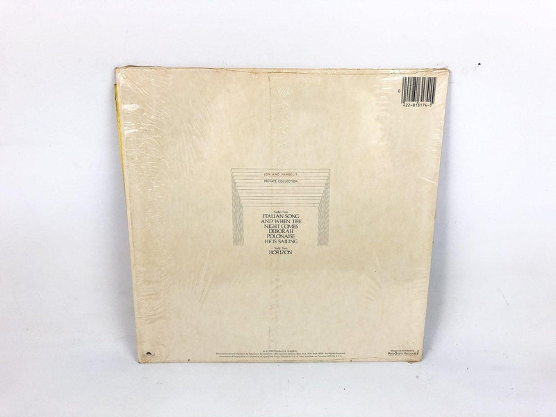 Jon and Vangelis Private Collection Vinyl Record 813 174-1 Y-1 Polydor 1983 3